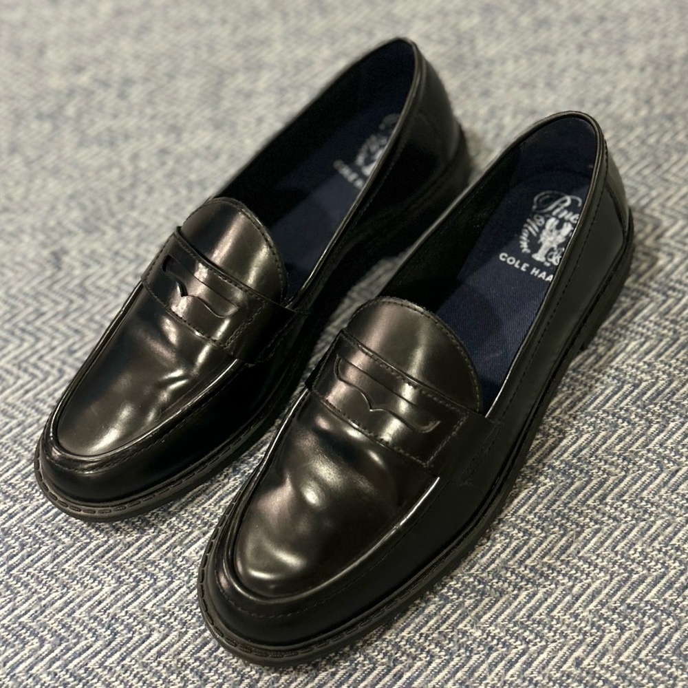 Cole Haan Women’s Pinch Maine Classic Black Penny Loafers